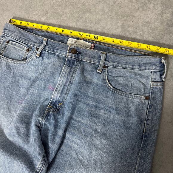 Levi’s 569 Loose Straight Light Wash Denim Jeans - Size: 36x32 - Picture 8 of 10